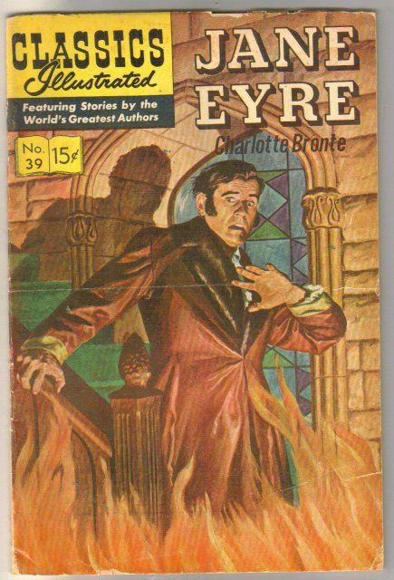 Classic Illustrated #39 hrn167 Jane Eyre by Charlotte Bronte comic book very good/fine 5.0