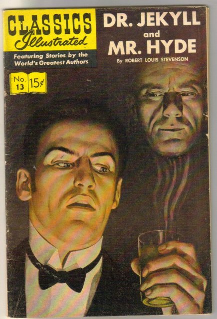 Classic Illustrated #13 hrn#161 Dr. Jekyll and Mr. Hyde by Robert Louis Stevenson comic book very fine 8.0