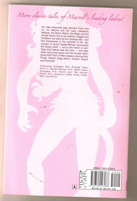 Women of Marvel Volume 2 trade paperback brand new mint