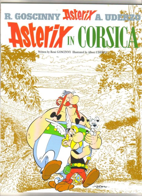 Asterix in Corsica trade paperback brand new mint