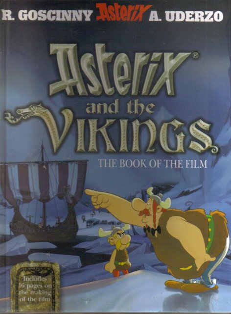 Asterix and the Vikings The Book of the Film hardback brand new mint