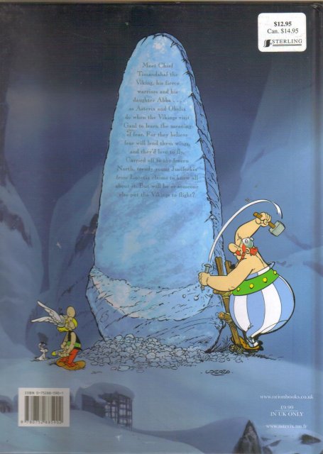 Asterix and the Vikings The Book of the Film hardback brand new mint