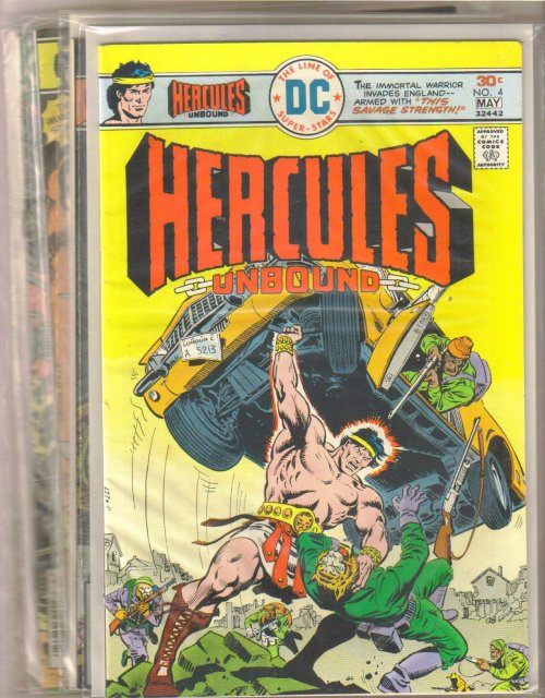 Hercules Unbound comic book collection of 5 different issues