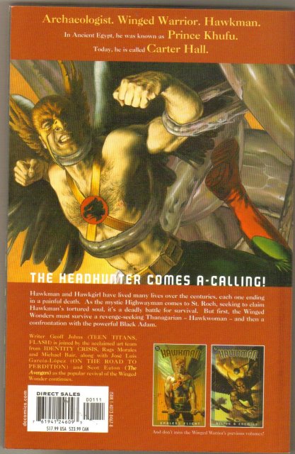 Hawkman Wings of Fury trade paperback brand new mint
