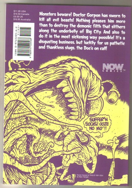 Doctor Gorpon Monsters Beware trade paperback brand new mint