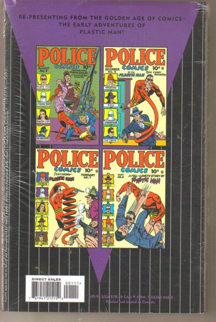 The Plastic Man Archives Volume 1 color reprints hardbound brand new mint
