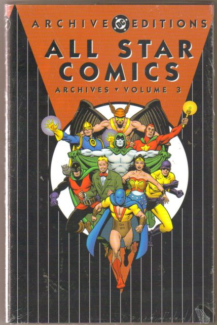 All Star Comics volume 3 brand new and mint hardback
