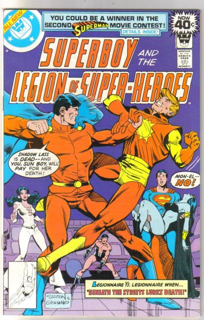 Superboy and the Legion of Super-Heroes Whitman variant #248 comic book near mint 9.4