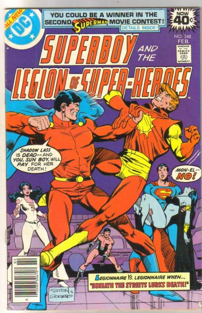 Superboy and the Legion of Super-Heroes #248 comic book fine 6.0