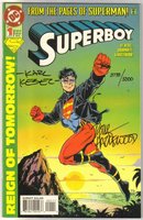 Superboy #1 (1994 series) signed by Karl Kesel and Doug Hazelwood comic book