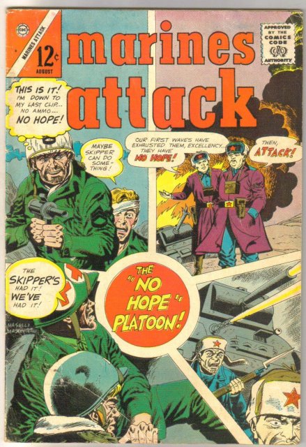Marines Attack #6 comic book fine minus 5.5