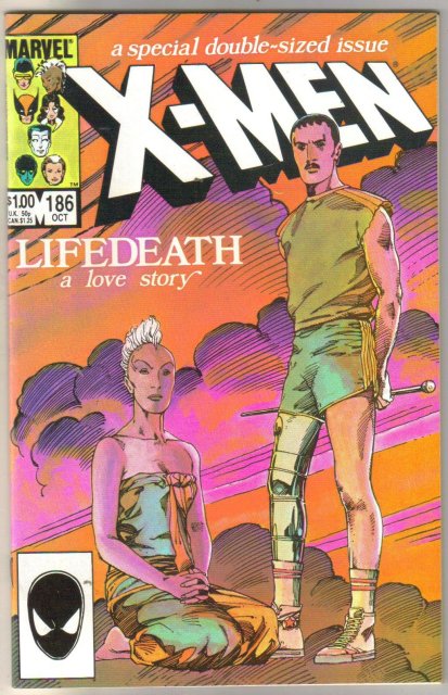 5 copies of Uncanny X-Men #186 comic book near mint and mint for $3.00 each
