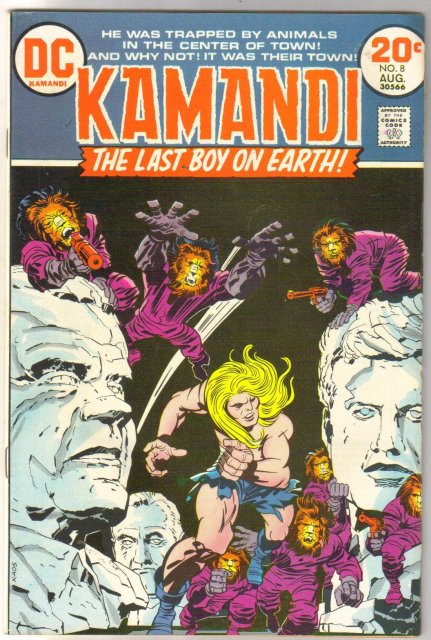 Kamandi #8 comic book fine 6.0