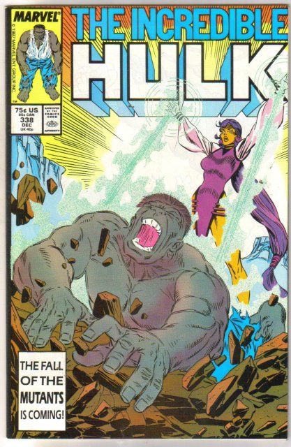 Incredible Hulk #338 comic book near mint 9.4