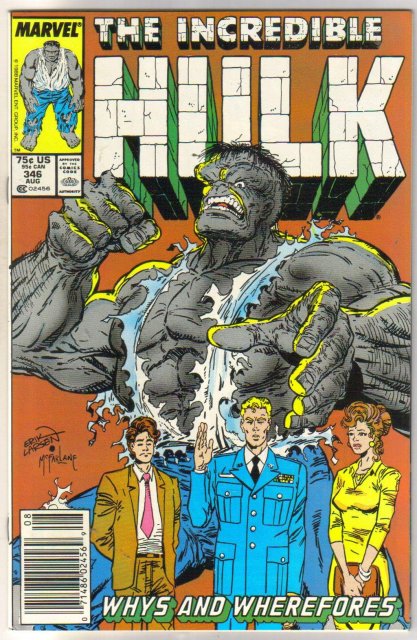 Incredible Hulk #346 comic book near mint 9.4