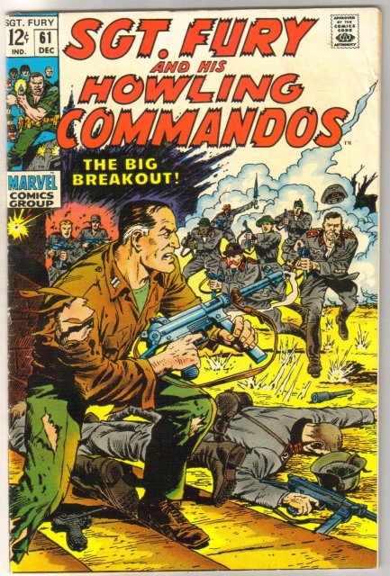 Sgt. Fury and his Howling Commandos #61 comic book fine 6.0