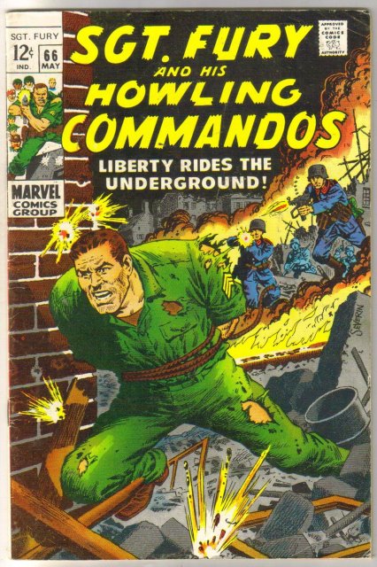 Sgt. Fury and his Howling Commandos #66 comic book fine 6.0
