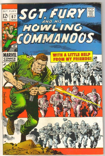 Sgt. Fury and his Howling Commandos #67 comic book fine/very fine 7.0