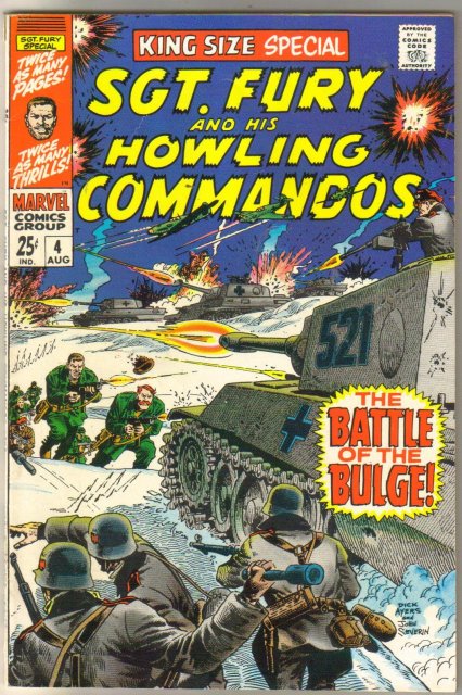 Sgt. Fury and his Howling Commandos King Size Special #4 comic book fine/very fine 7.0