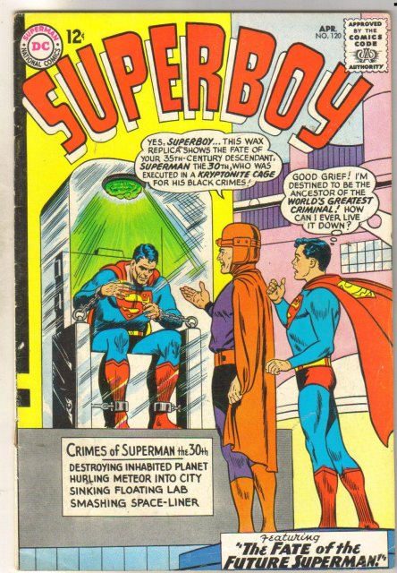 Superboy #120 comic book fine 6.0