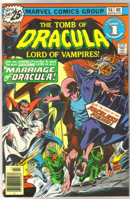 The Tomb of Dracula #46 comic book very fine/near mint 9.0