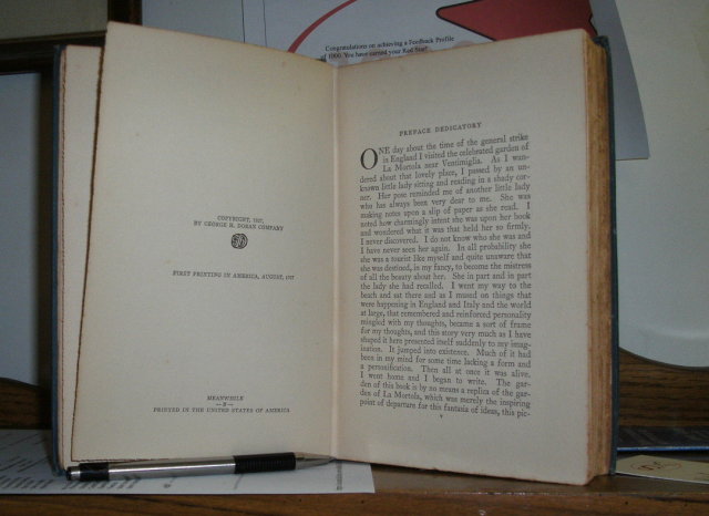 Meanwhile (The Picture of a Lady) by H.G. Wells first American edition 1927