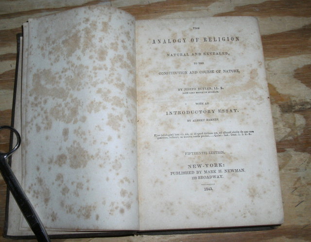 The Analogy of Religion Natural and Revealed to the Constitution and Course of Nature by Joseph Butler