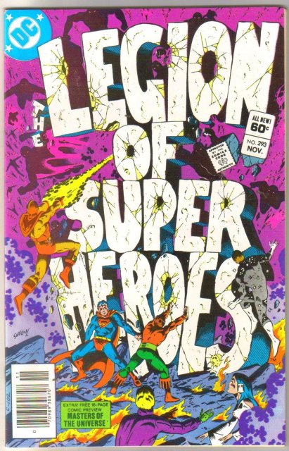 The Legion of Super-Heroes #293 comic book near mint 9.4
