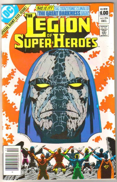 The Legion of Super-Heroes #294 comic book near mint 9.4