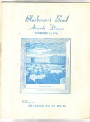 First Bluebonnet Bowl Awards Dinner program December 19, 1959