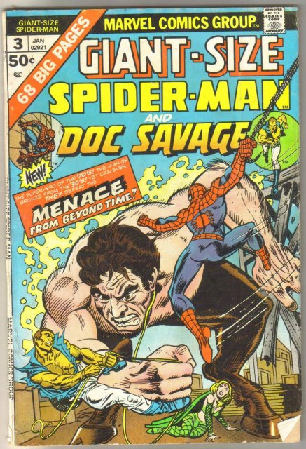 Giant-size Spider-man #3 comic book very good 4.0