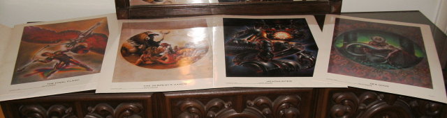 Midnight Gods signed portfolio by John Pound