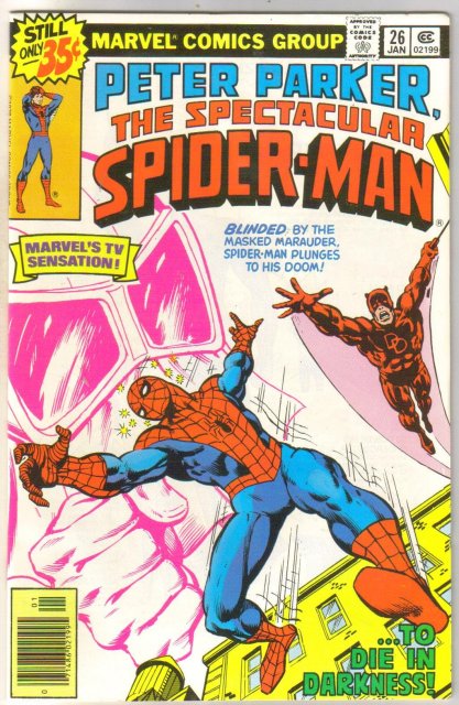 Peter Parker, Spectacular Spider-man #26 comic book near mint 9.4