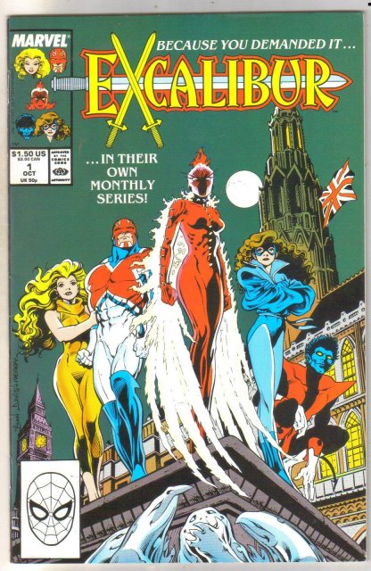 Excalibur #1 comic book near mint 9.4