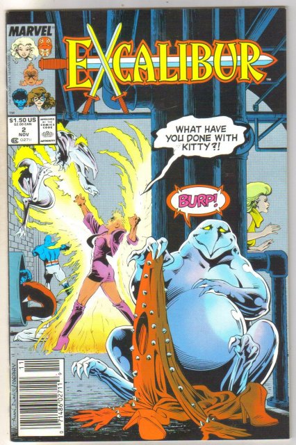 Excalibur #2 comic book near mint 9.4