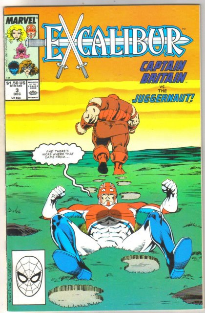 Excalibur #3 comic book near mint 9.4