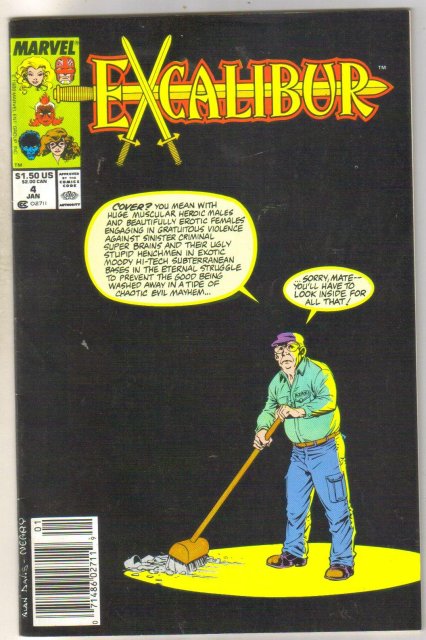 Excalibur #4 comic book near mint 9.4