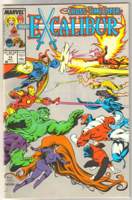 Excalibur #14 comic book near mint 9.4