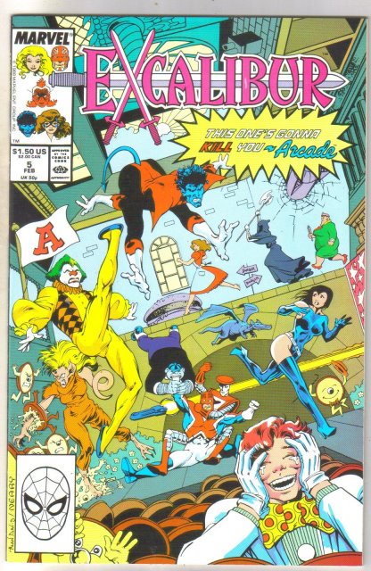 Excalibur #5 comic book mint 9.8
