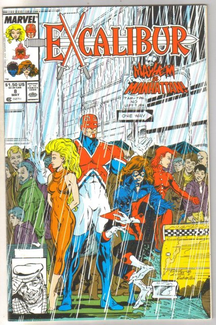 Excalibur #8 comic book mint 9.8