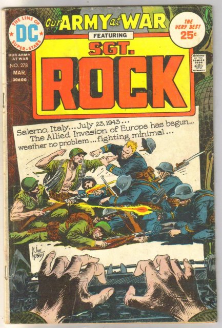 Our Army at War featuring Sgt. Rock #278 comic book very good 4.0