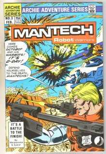 Mantech #3 comic book near mint 9.4