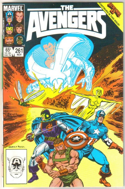 Avengers #261 near mint 9.4