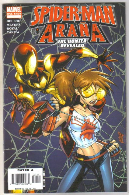 Spider-man and Arana #1 comic book near mint 9.4