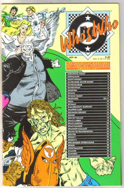 Who's Who #21 comic directory near mint 9.4
