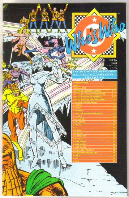 Who's Who #12 comic directory near mint 9.4