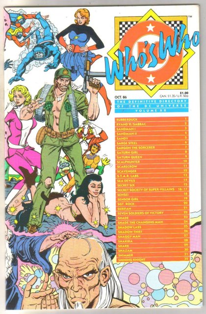 Who's Who #20 comic directory mint 9.8