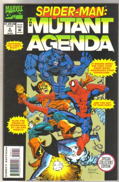 Spider-man The Mutant Agenda #0 near mint 9.4