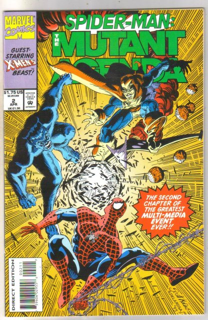 Spider-man The Mutant Agenda #2 near mint 9.4