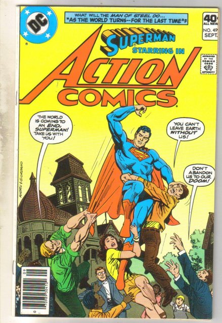 Action Comics #499 comic book near mint 9.4